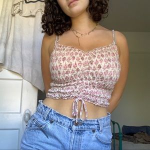 Cute white and pink tank top from Urban Outfitters